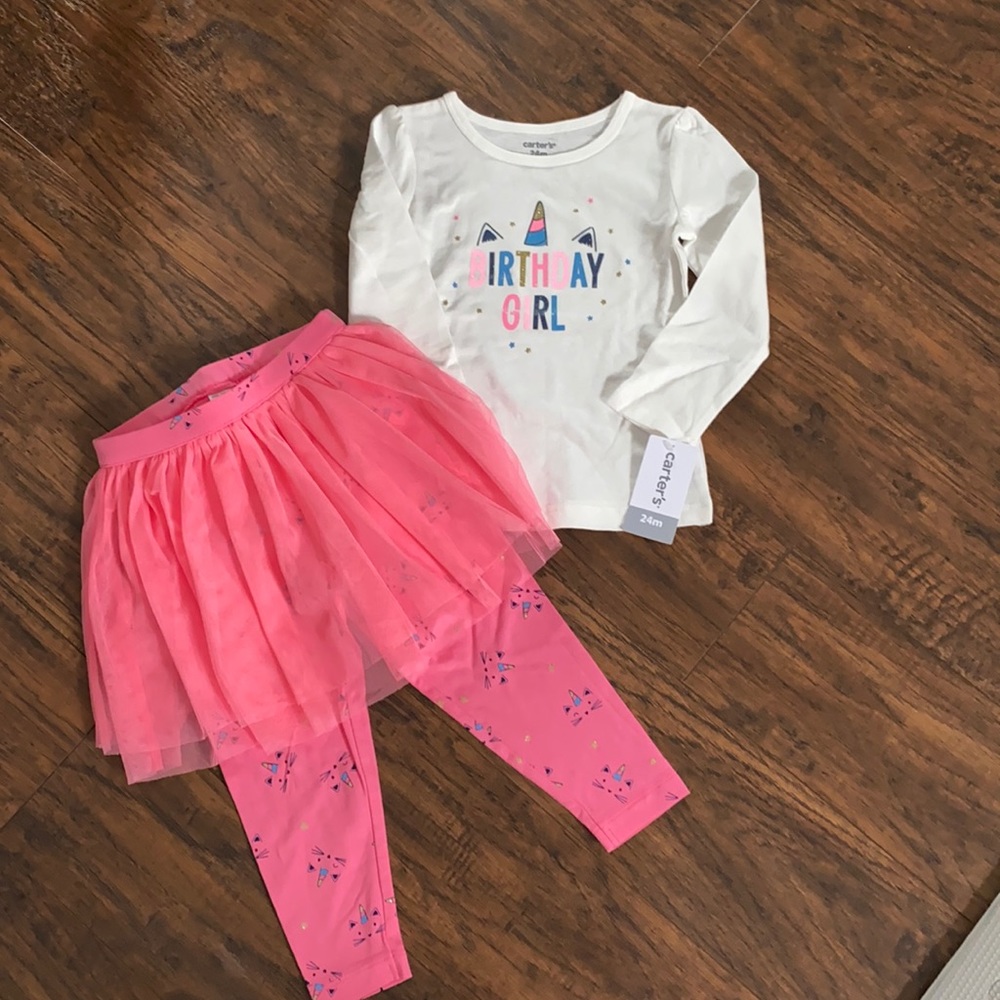 Brand new birthday girl outfit